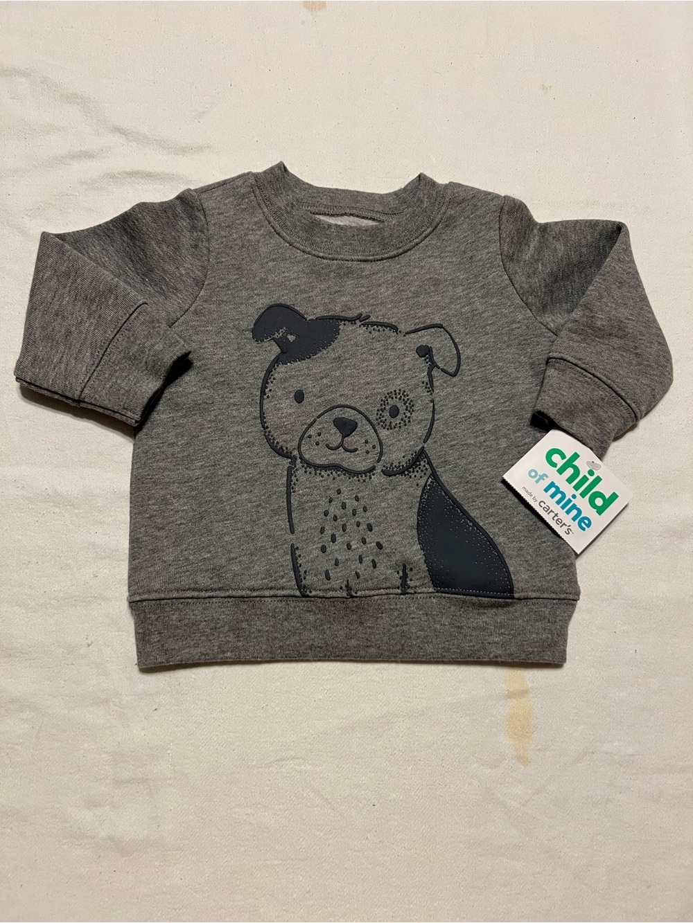 Carter's Gray Bear Pullover Sweatshirt for Kids